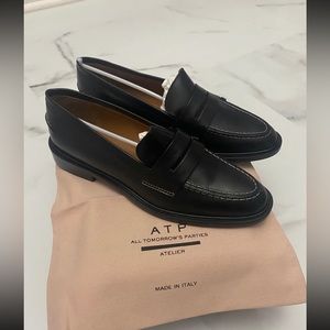 ATP Women’s Monti Black Leather Loafers